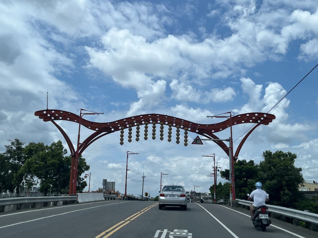台湾旅行で苗栗のドライブ風景