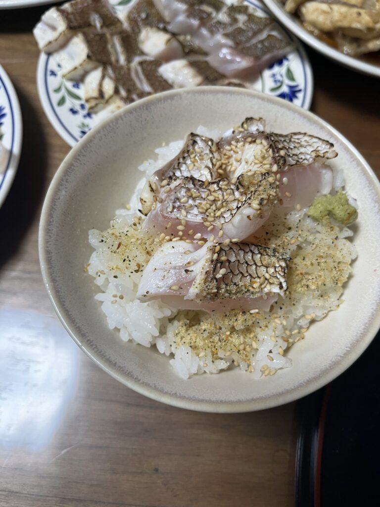 鯛のお茶漬け